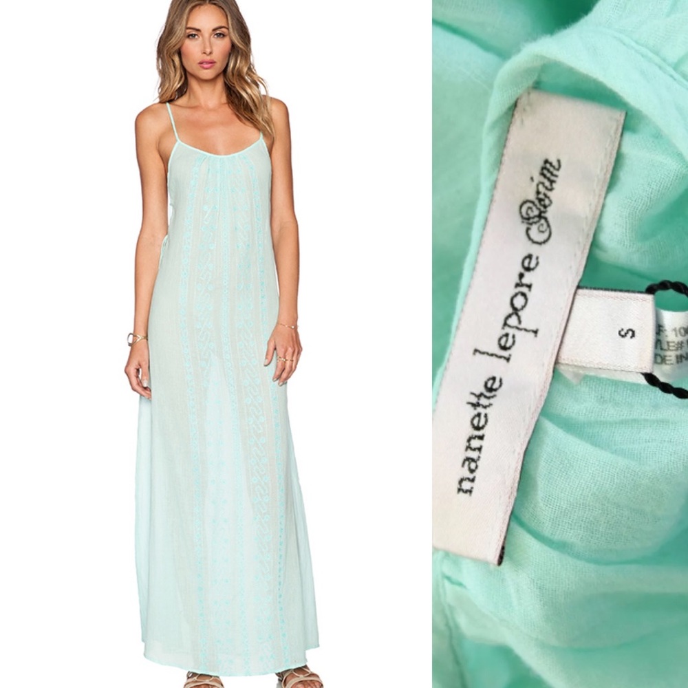 NWT Nanette Lepore Calcutta Cover Up Maxi Dress